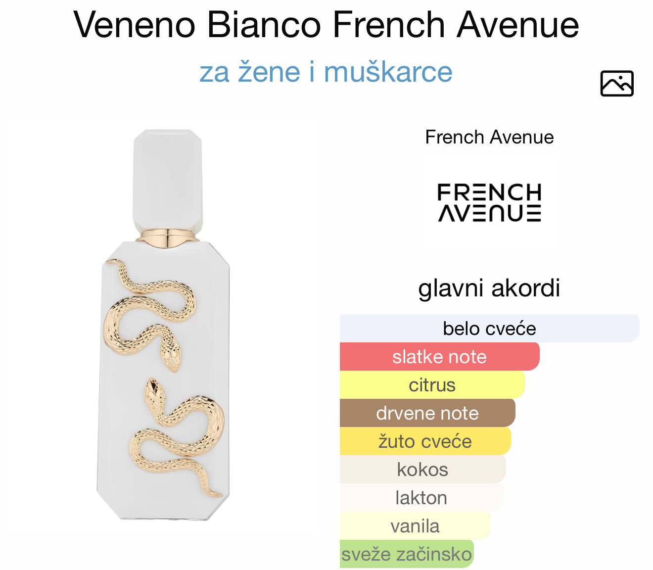 Veneno Bianco by French Avenue