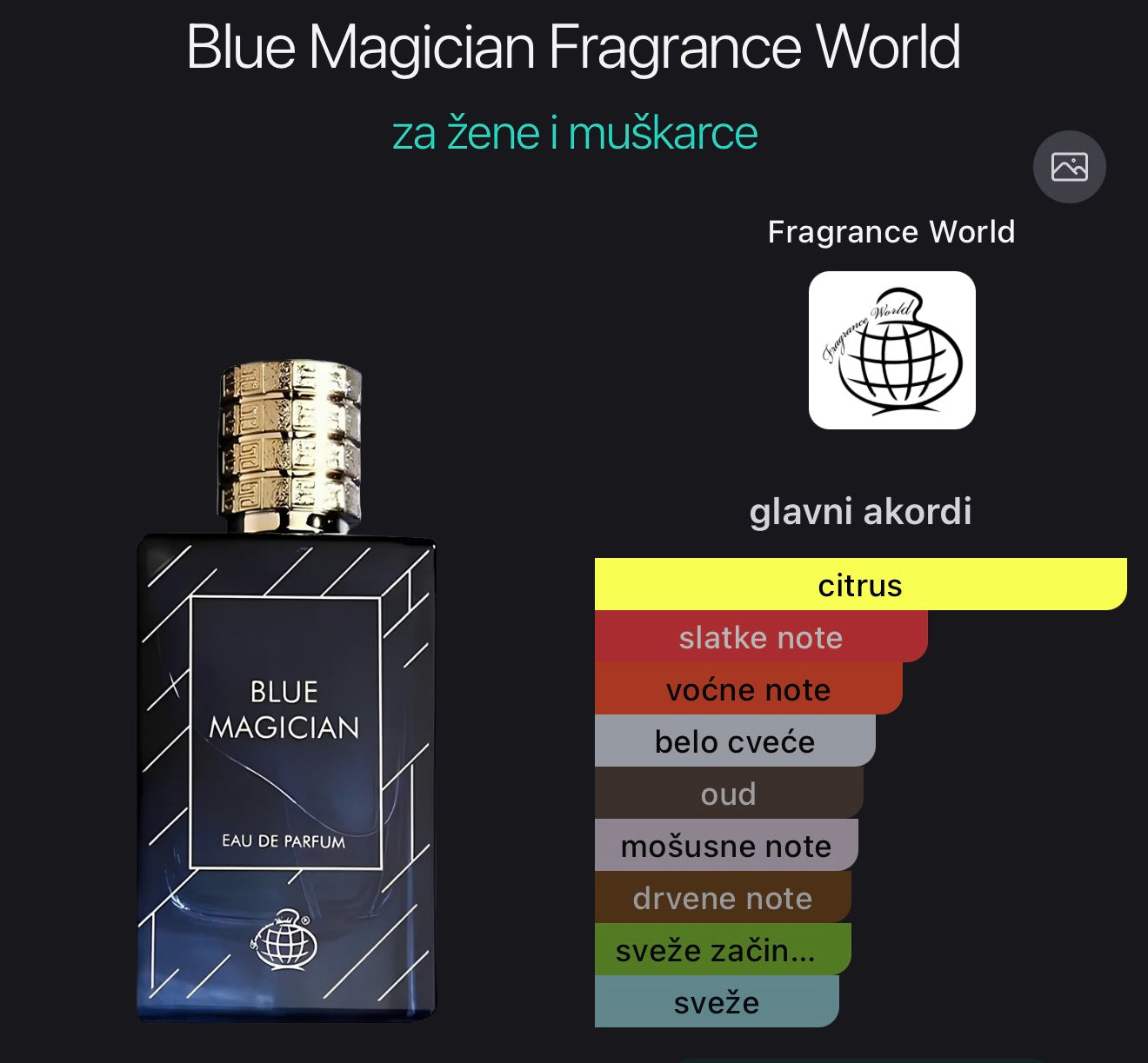 Blue Magician by Fragnance World