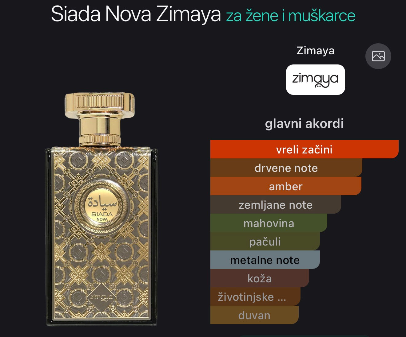 Siada Nova Zimaya