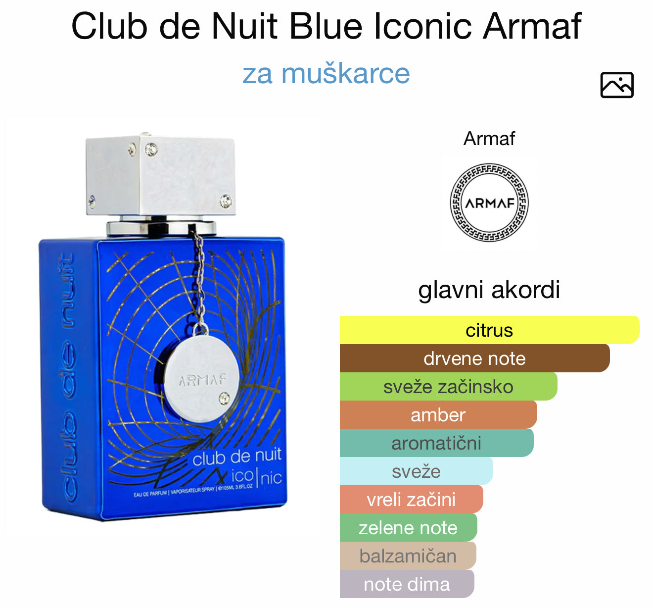 ICONIC Club De Nuit by ARMAF