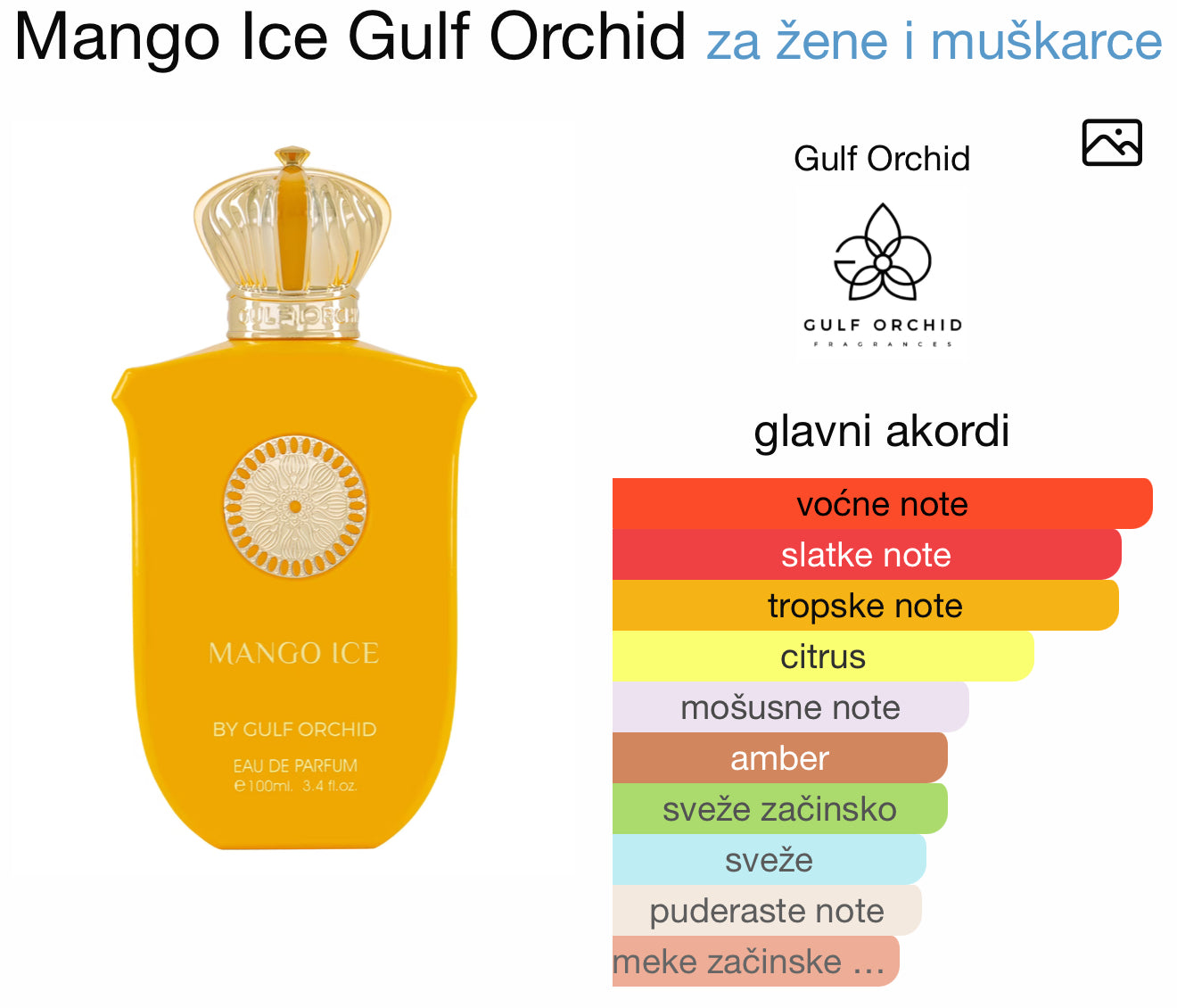 Mango Ice by Gulf Orchid