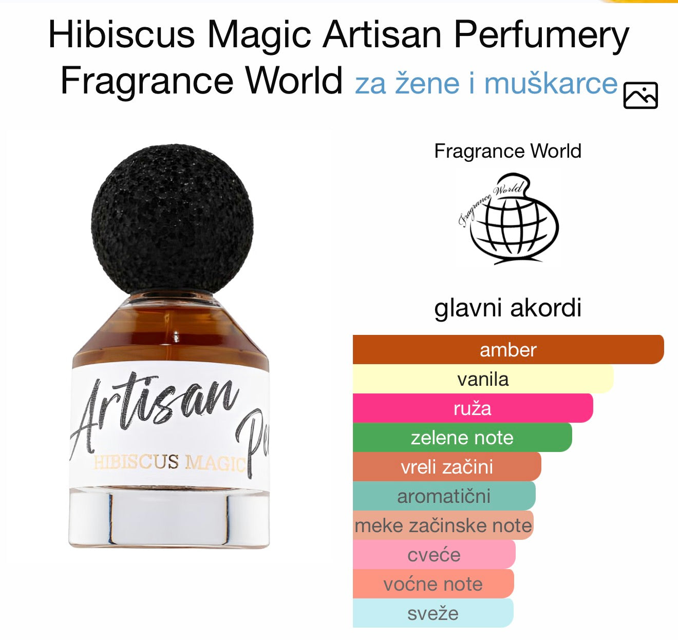 Artisan Perfumery Hibiscus Magic by Fragnance World