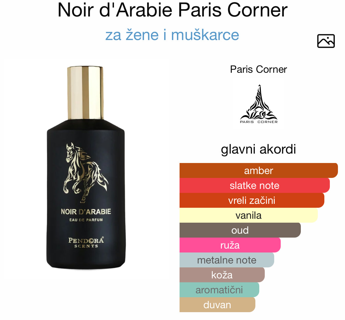 Noir D'Arabie by Pendora Scents