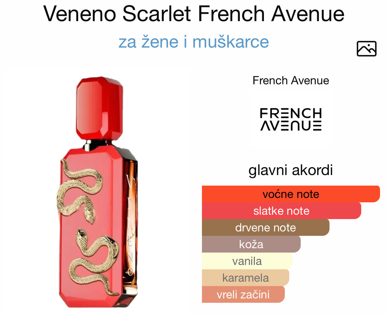 VENENO Scarlet by French Avenue