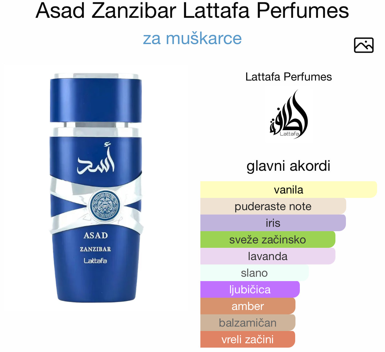 Asad Zanzibar by Lattafa