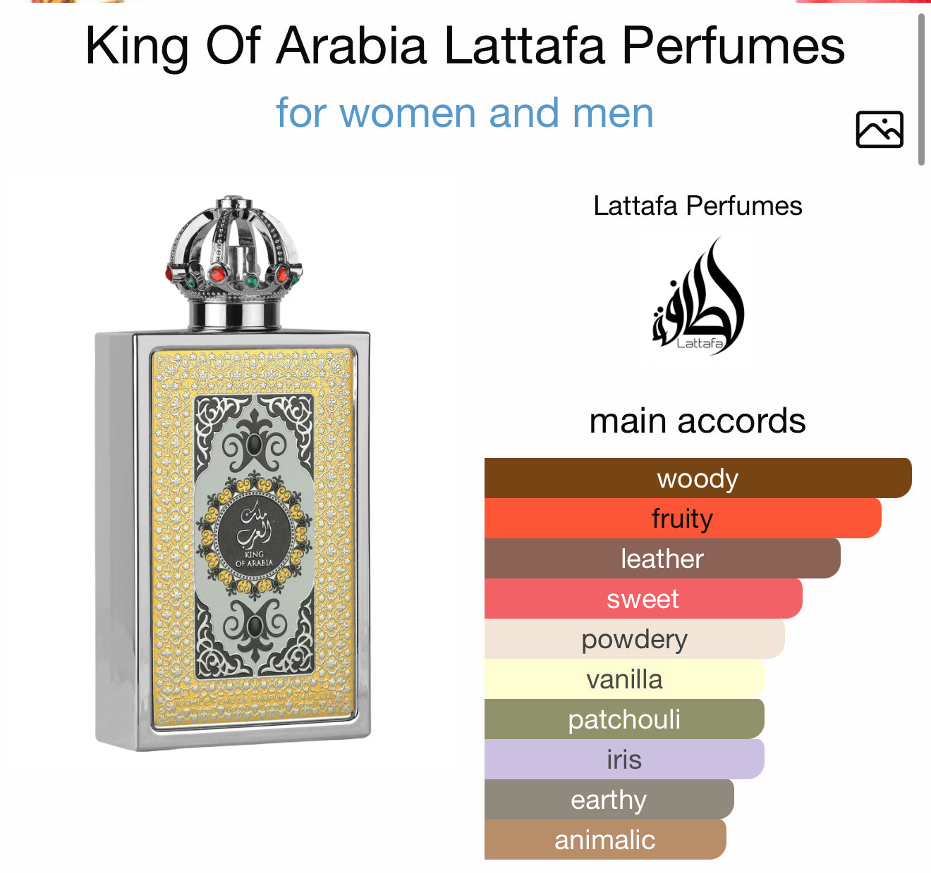 King Of Arabia by Lattafa