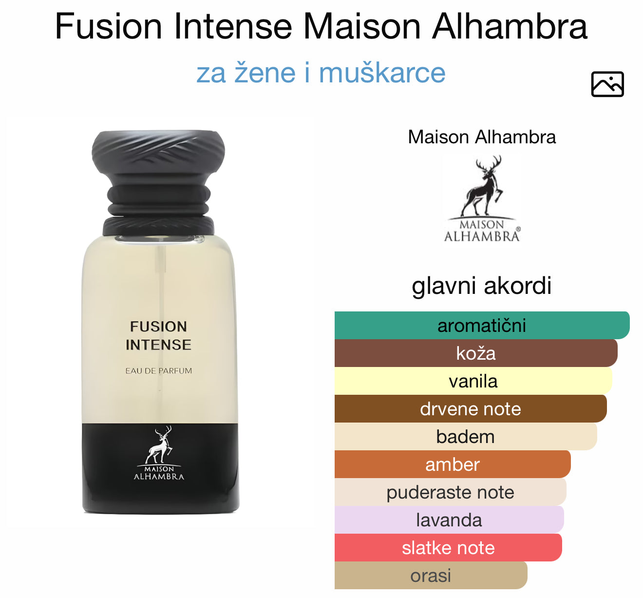 Fusion Intense by Maison Alhambra