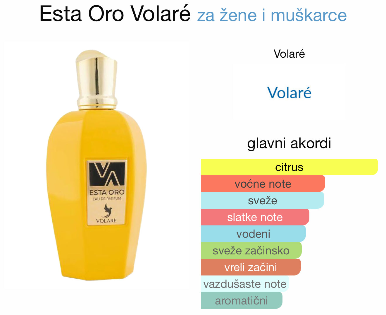 Esta Oro by Volare