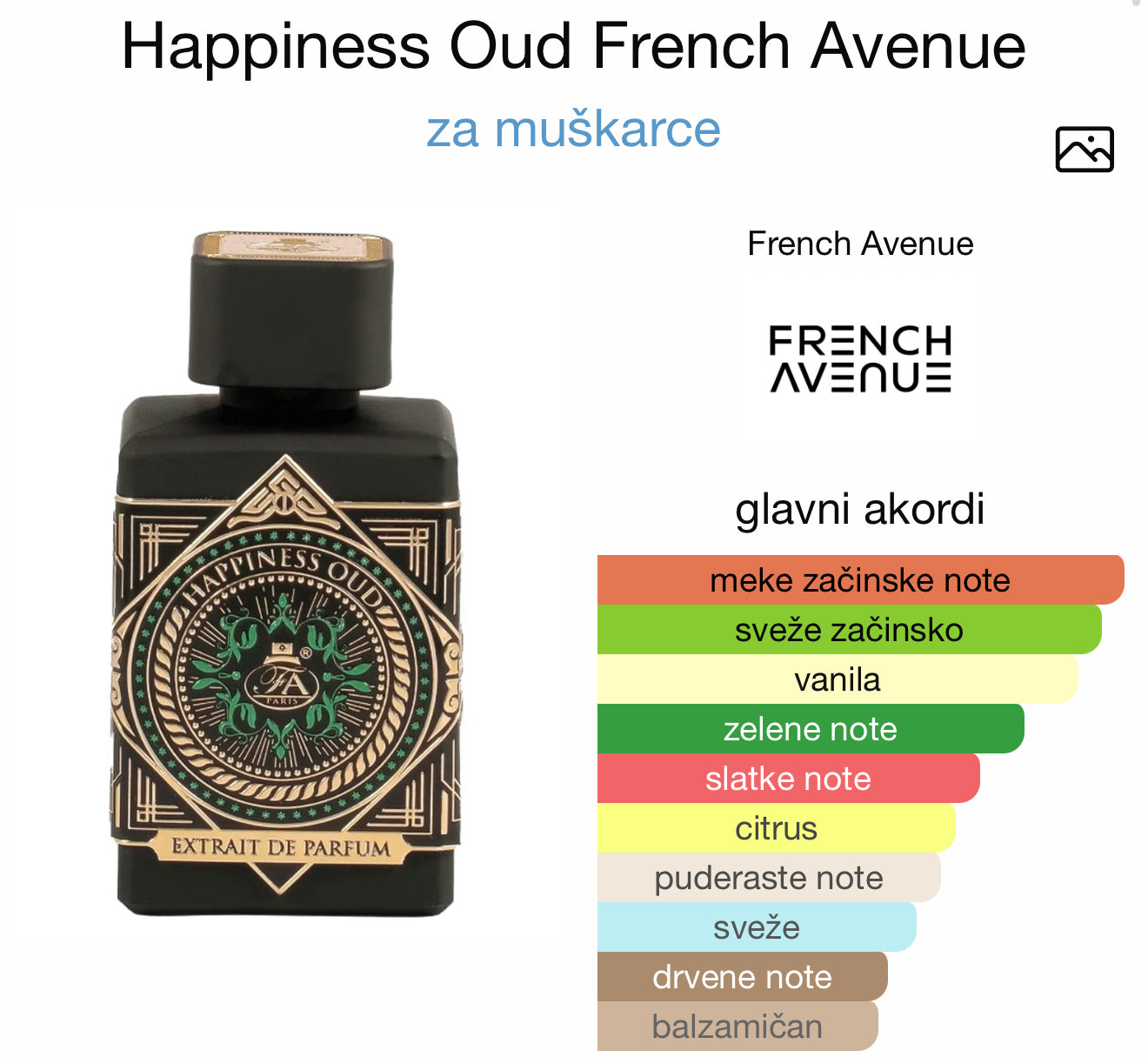 Happiness Oud by French Avenue