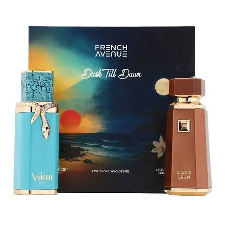 Dusk Till Dawn Combo Gift Set ( Vulcan Feu + Liquid Brun) French Avenue