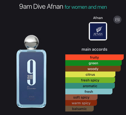 9AM DIVE Afnan
