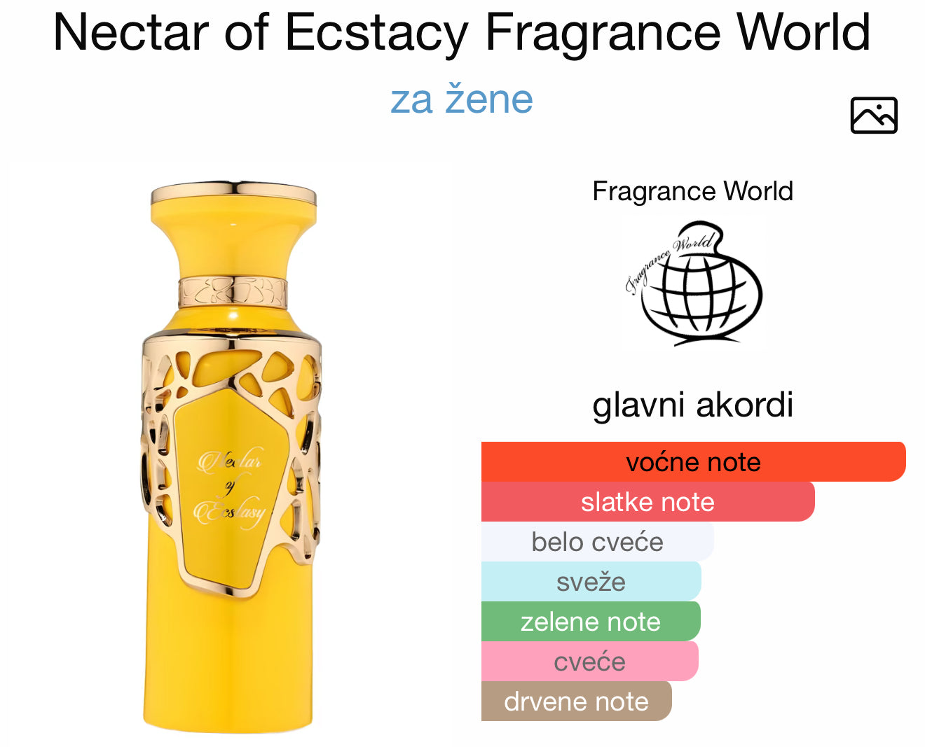 Nectar Of Ecstasy by Fragnance World