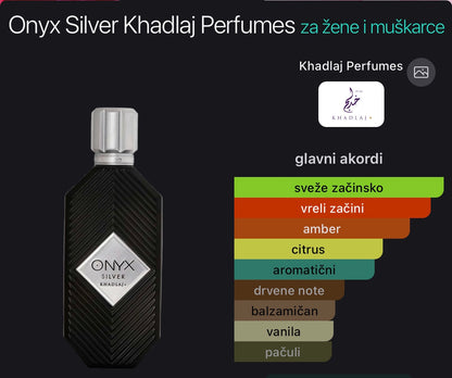 Khadlaj Onyx Silver