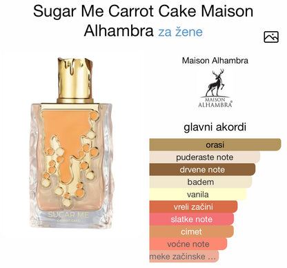 Sugar Me Carrot Cake by Maison Alhambra