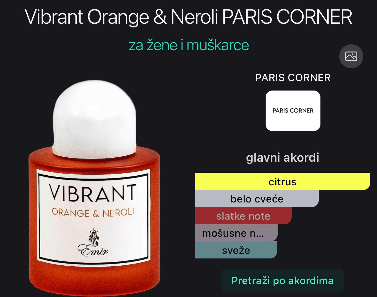 Vibrant Orange and Neroli by Emir