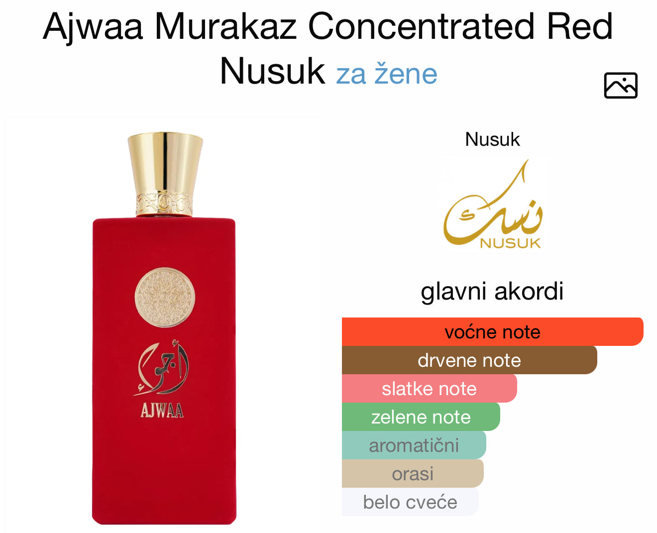 Ajwa Murakaz Concetrated Parfume