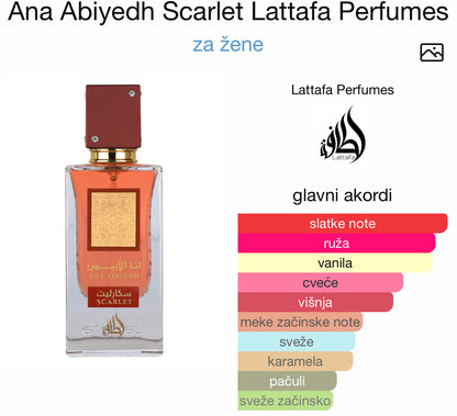 Ana Abiyedh Scarlet by Lattafa