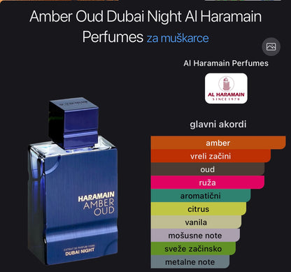 Amber Oud Dubai Nights Extrait de Parfum Al Haramain