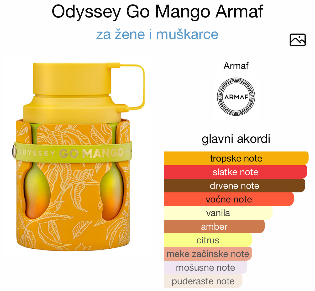 Odyysey Go Mango by Armaf