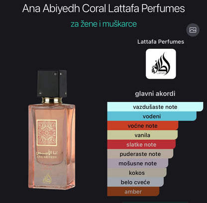 Ana Abiyedh Coral by Lattafa