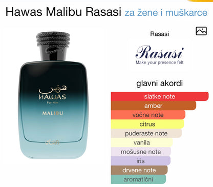 Rasasi Hawas Malibu