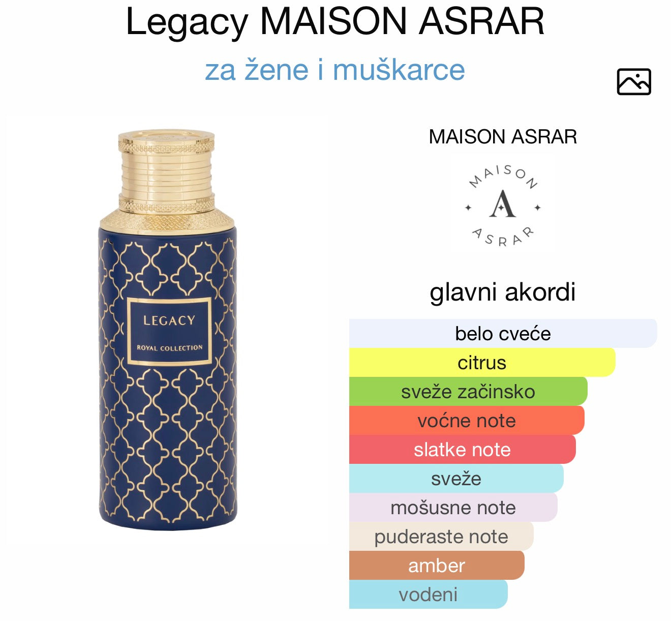 Legacy by Maison Asrar