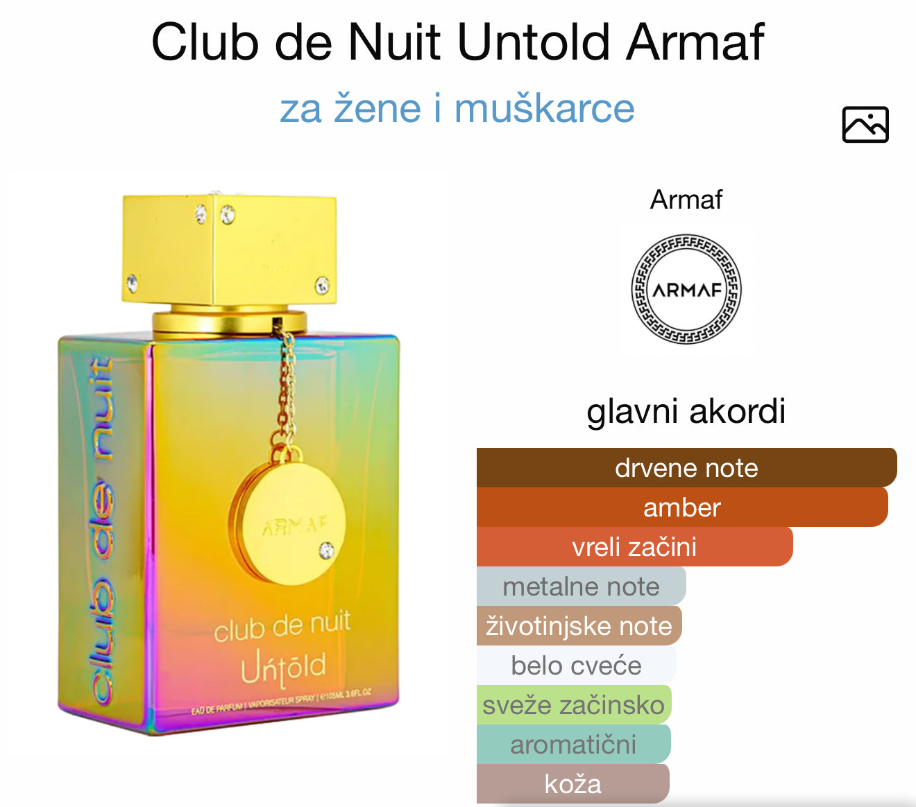 UNTOLD Club De Nuit by ARMAF