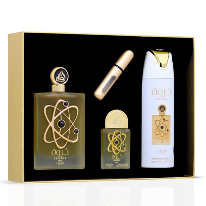 Tharwah Gold Lattafa gift set