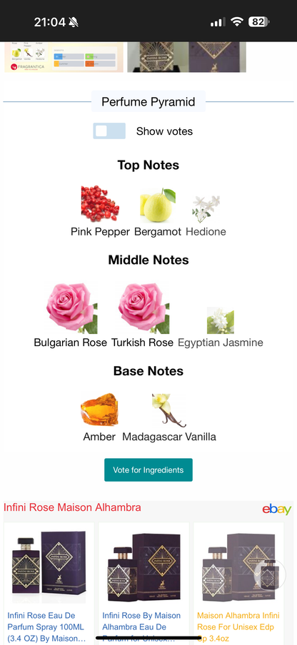 Infini Rose by Maison Alhambra