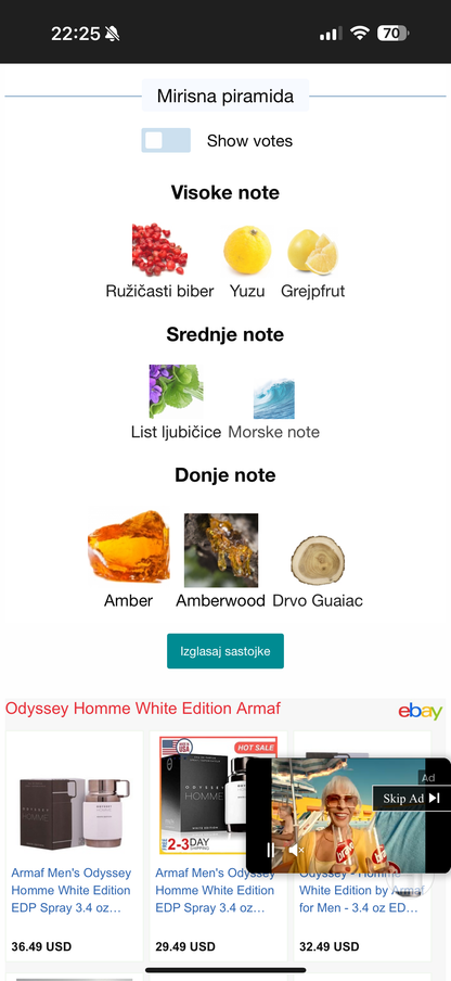 Odyssey Homme White by Armaf